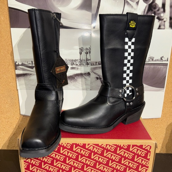 Harley Davidson Biker Boots Multiple Sizes - Picture 1 of 15